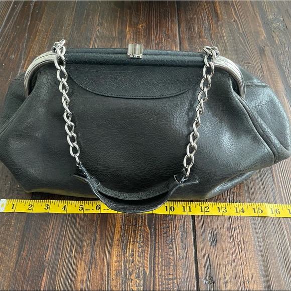 Balenciaga Bag - Black Leather with Chain - Picture 14 of 16